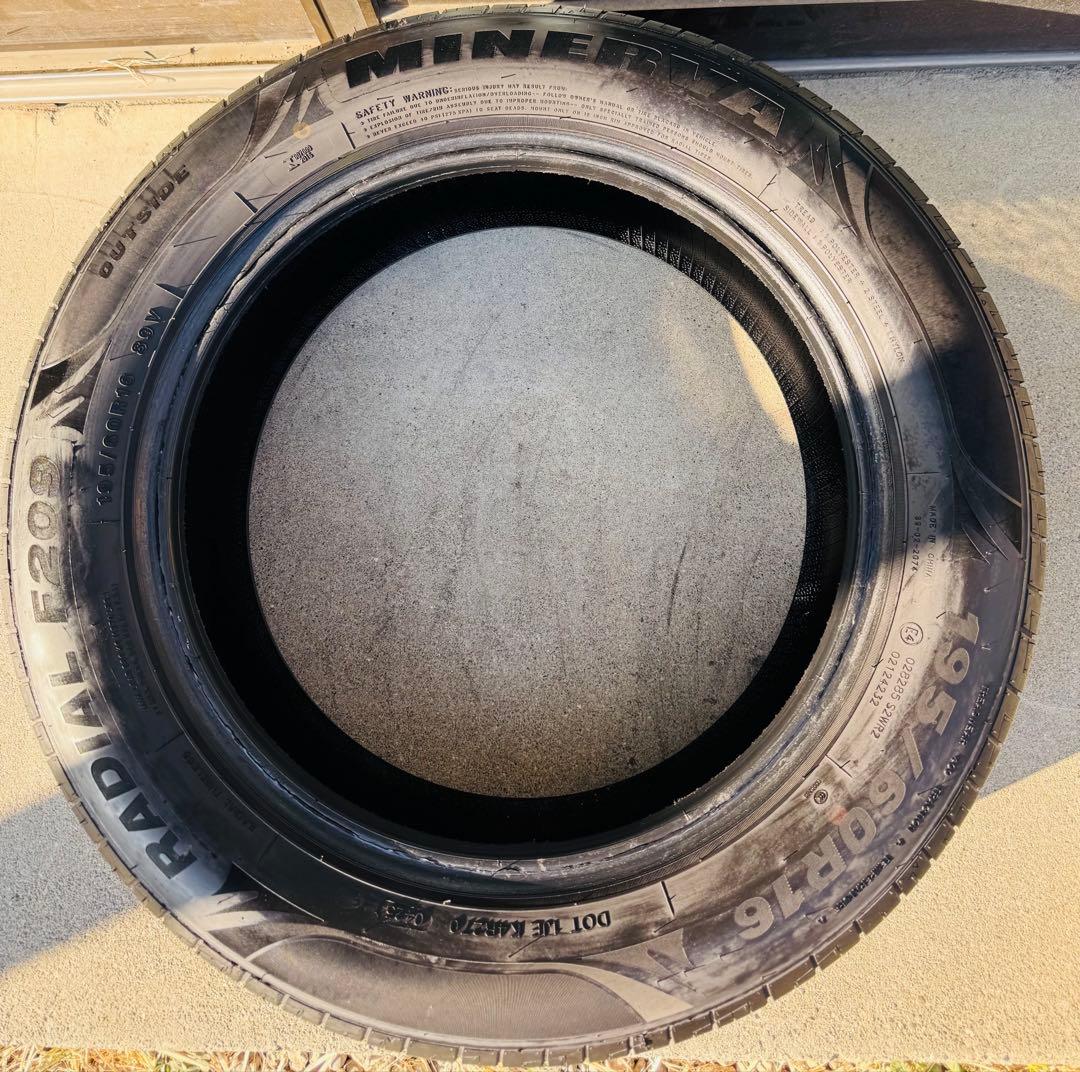 ミネルバ ラジアル F209 195/60R16 2025年製