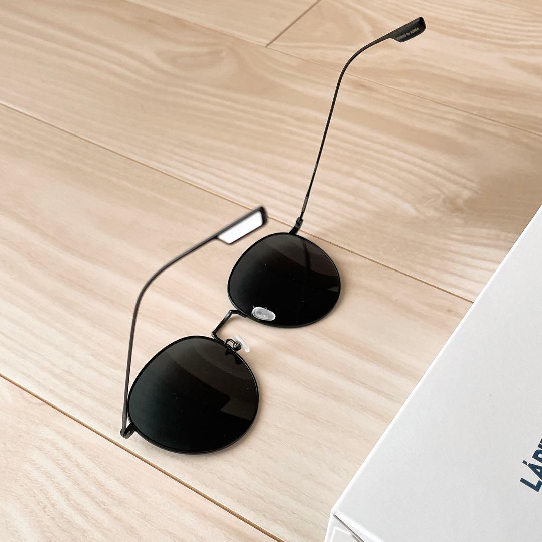 【美品】LAPIZ SENSIBLE NANO 13 黒 サングラス 韓国