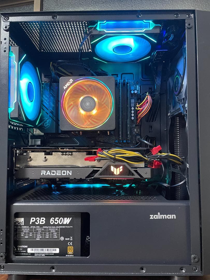 Windowsデスクトップ R7 3700X/B550M / RX6500/ 16GB / NVMe 512
