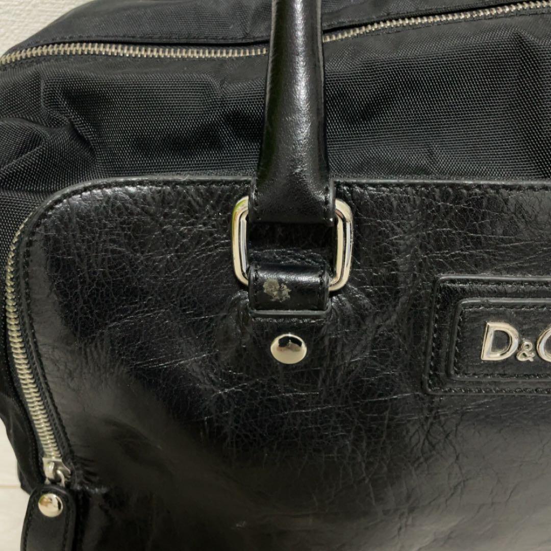 D&G ドルチェアンドガッバーナ ボストン バッグ 黒 メンズ ブラック