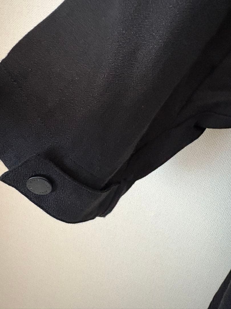 【未使用】HYKE /ハイク LINEN RIDING COAT コート黒