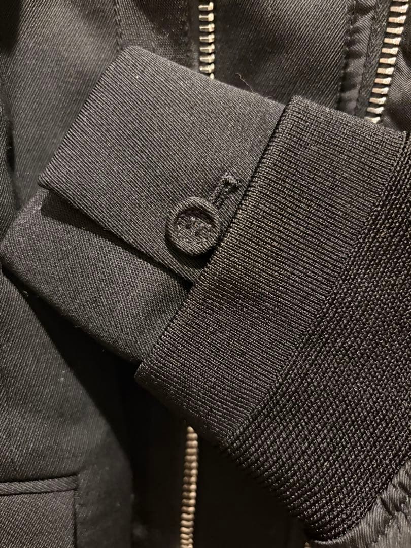美品DIOR sacai コラボ　ボンバージャケット　黒