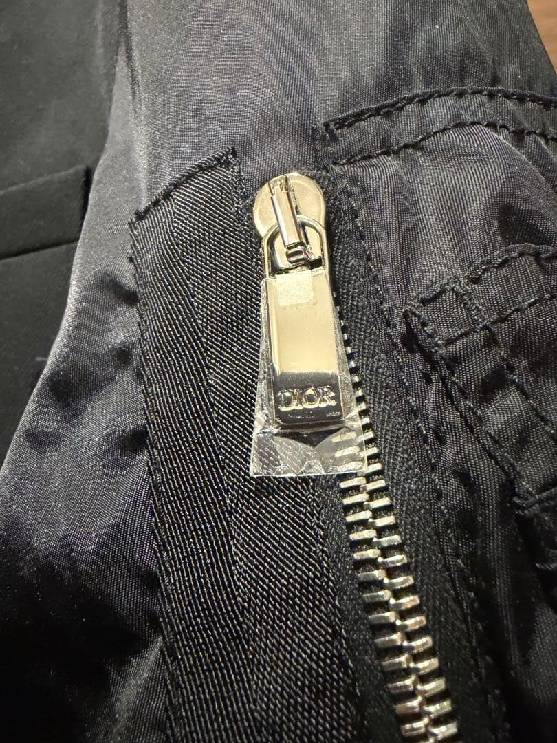美品DIOR sacai コラボ　ボンバージャケット　黒