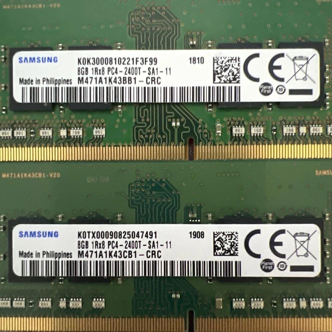 g*！様 PC4-2400T 8GB メモリー　8枚