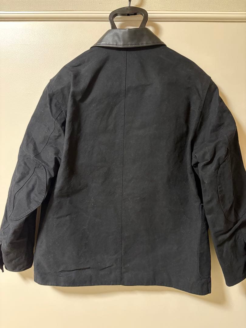 AARON LEVINE XZARA レザーディテールジャケット