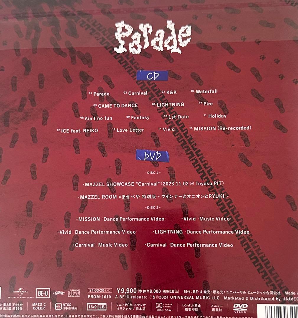 MAZZEL Parade MUZEUM盤 DVD