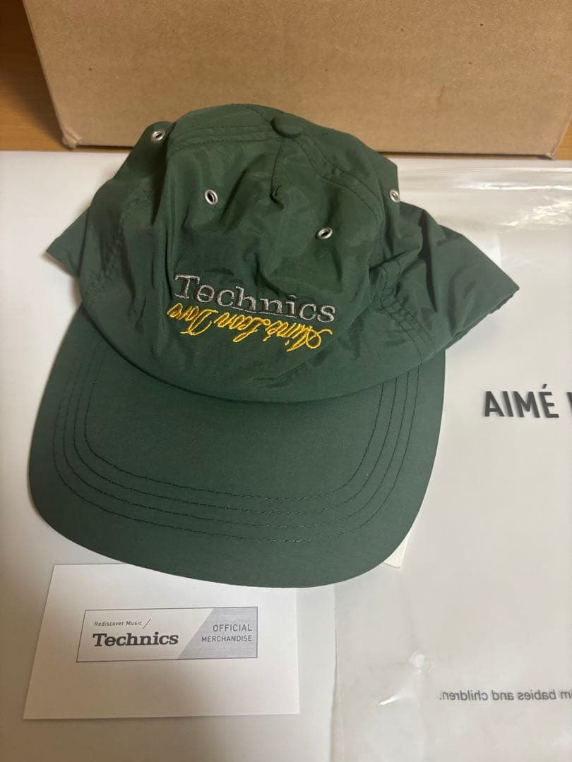 2026 ALD / Technics Nylon Logo Hat グリーン
