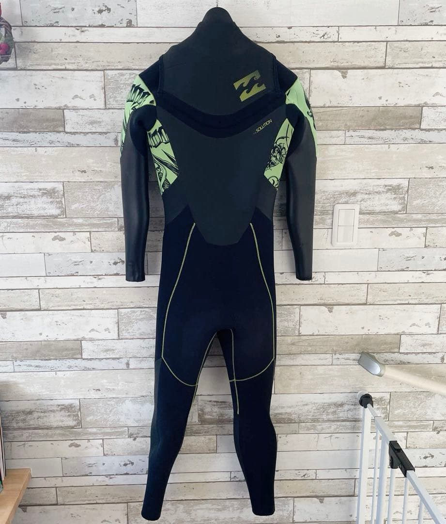 【BILLABONG レディースM 160/53】セミドライ 5/3ミリ 裏起毛