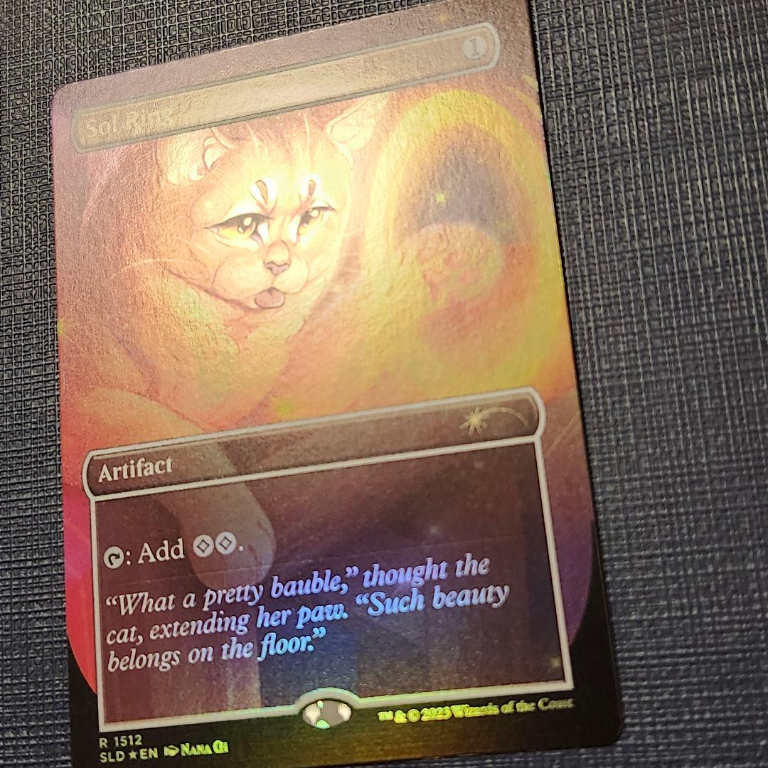 MTG 太陽の指輪 ボーダーレス Foil a1