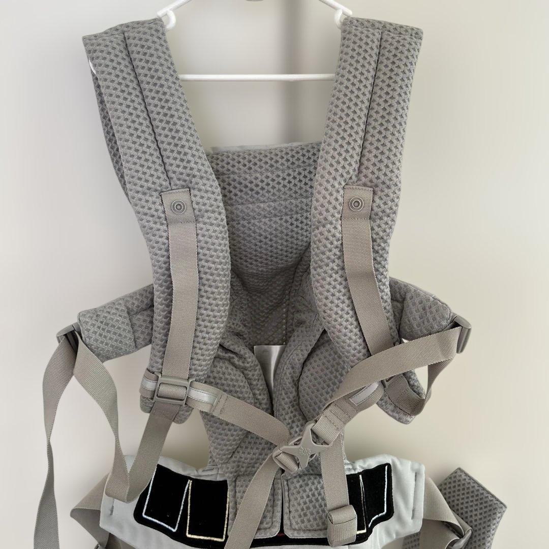 エルゴ　抱っこ紐　グレー　メッシュ