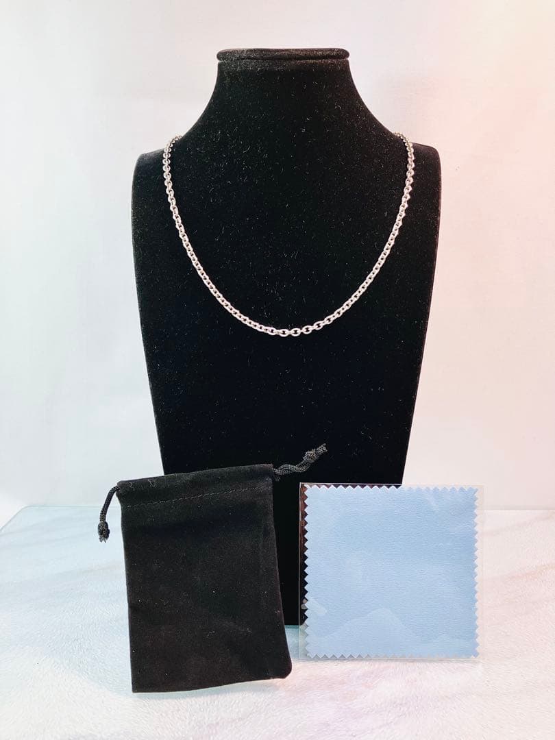 【超美品】GUCCI オーバル チェーン ネックレス 男女兼用　SV925