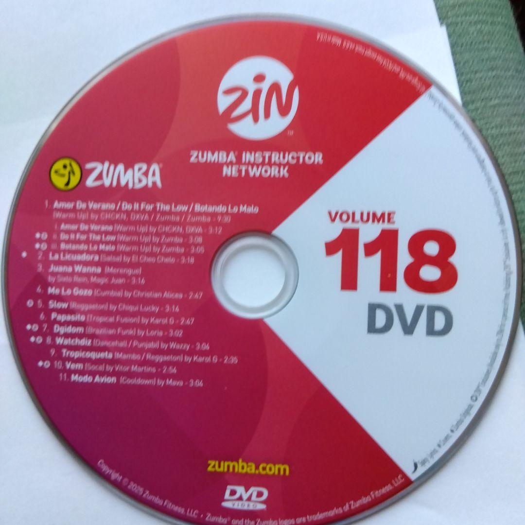 ZUMBA ZIN118 DVD & CD Upgrade 最新版