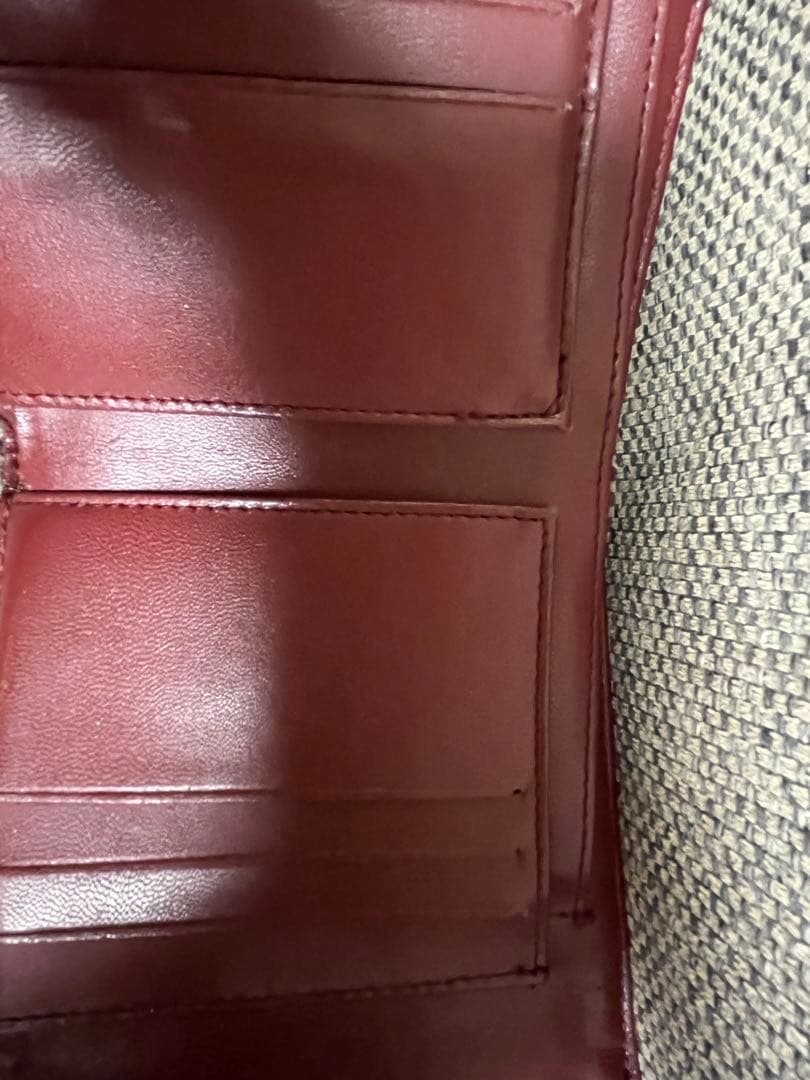 y*）様 【ジャンク品】CHANEL Vステッチ　三つ折り財布