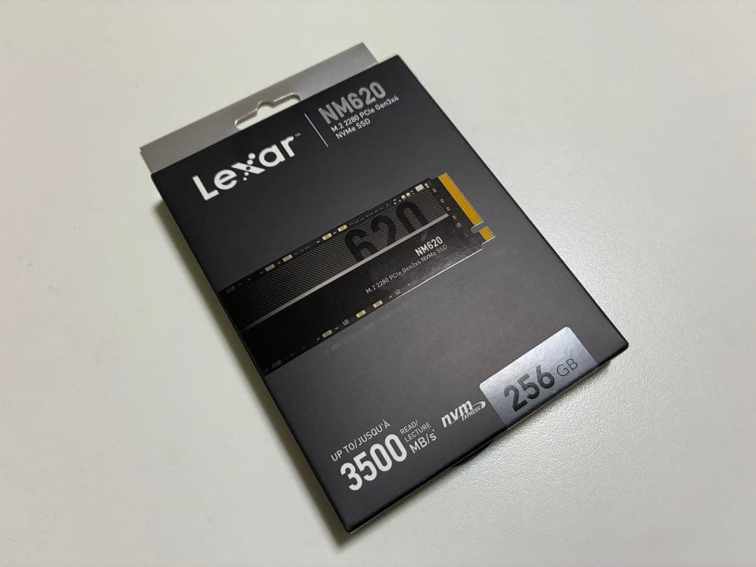 内蔵型SSD Lexar M.2 2280 PCIe Gen3x4 NVMe 256 SSD