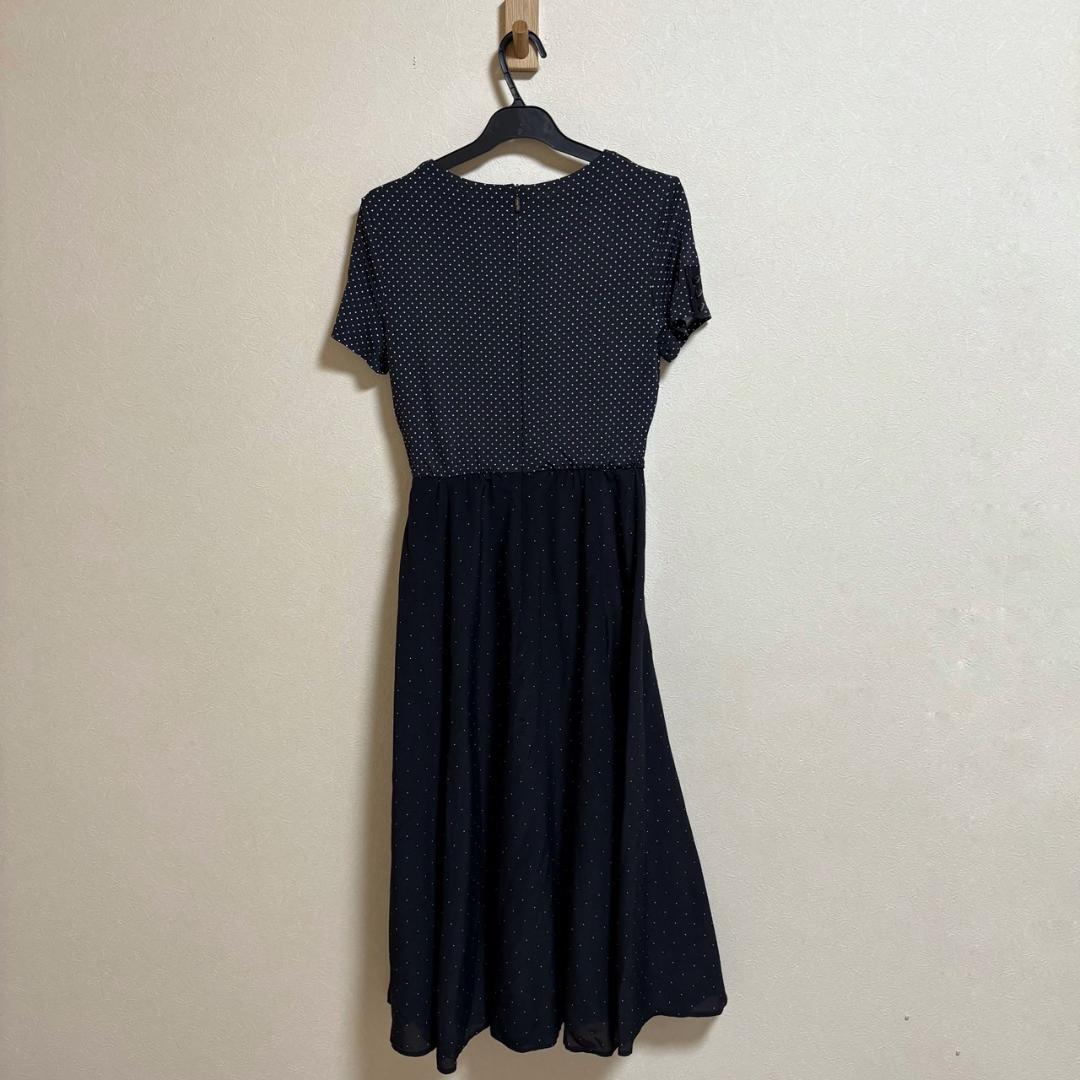 Max Mara カシュクール ワンピース ドット シルク 白タグ