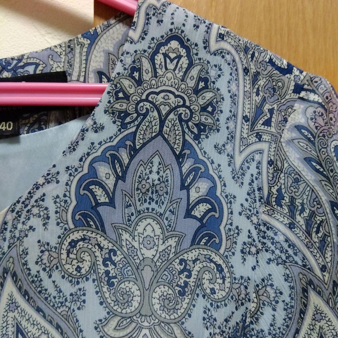 未使用に近い★DAKS ダックス ペィズリー柄 素敵なワンピース サイズ40