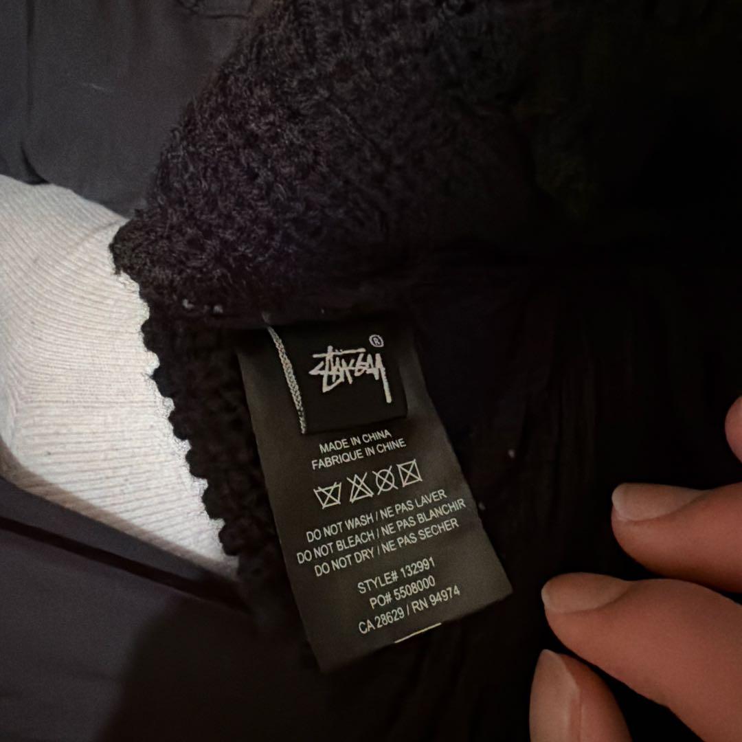 Stussy ストライプニット帽