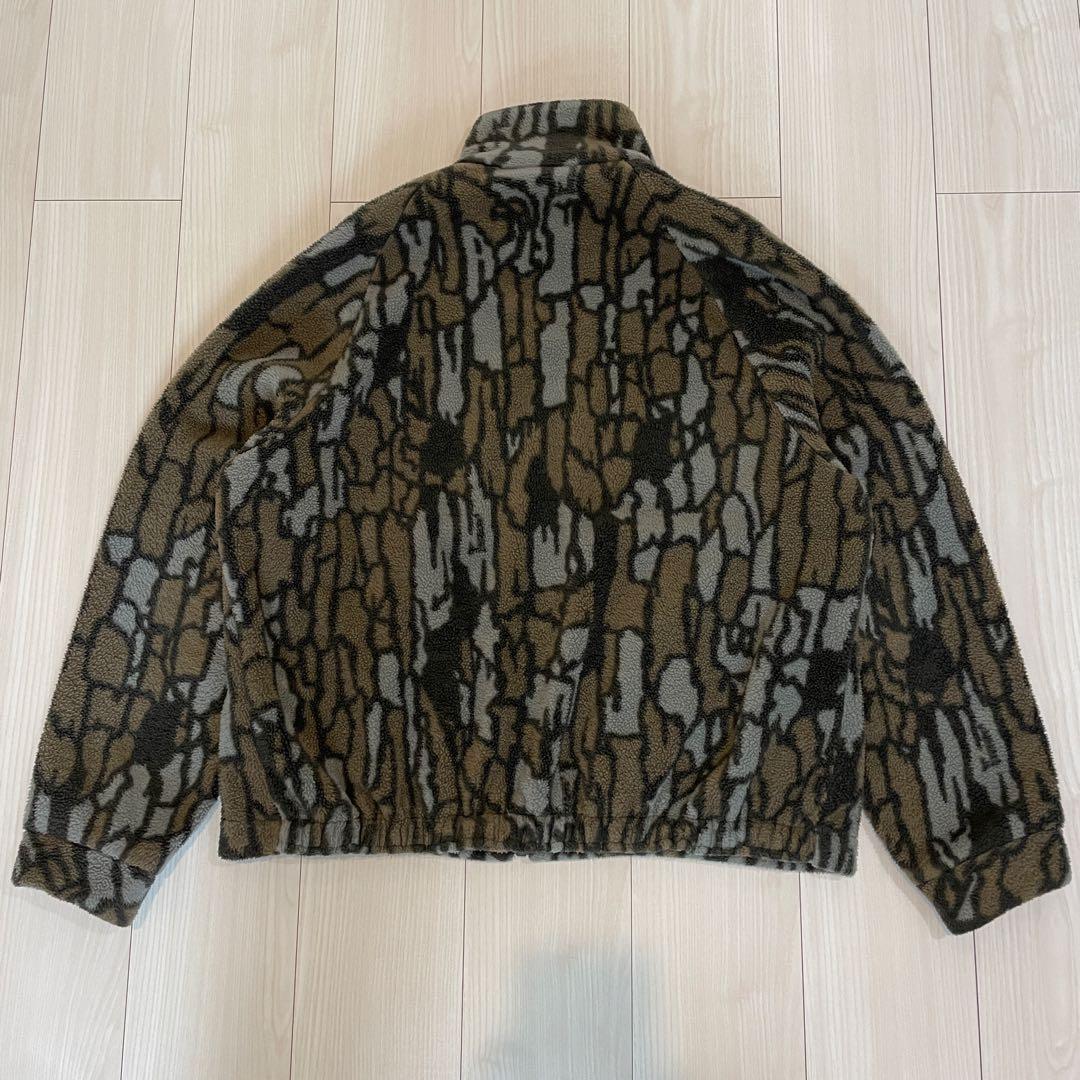 80s L.L.Bean USA製 トレバークカモフリースジャケット ラグラン