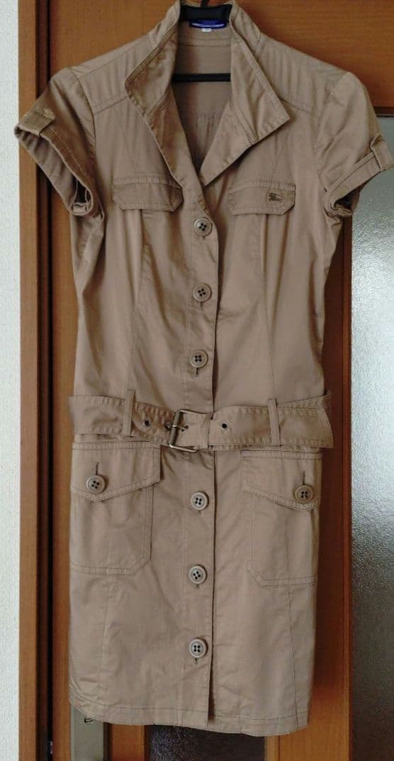BURBERRYブルーレーベル 半袖ワンピース ベルト付き