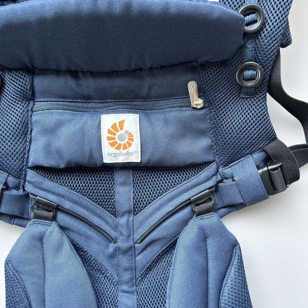 【美品】ergobaby ベビーキャリア OMNI360 抱っこ紐 ネイビー