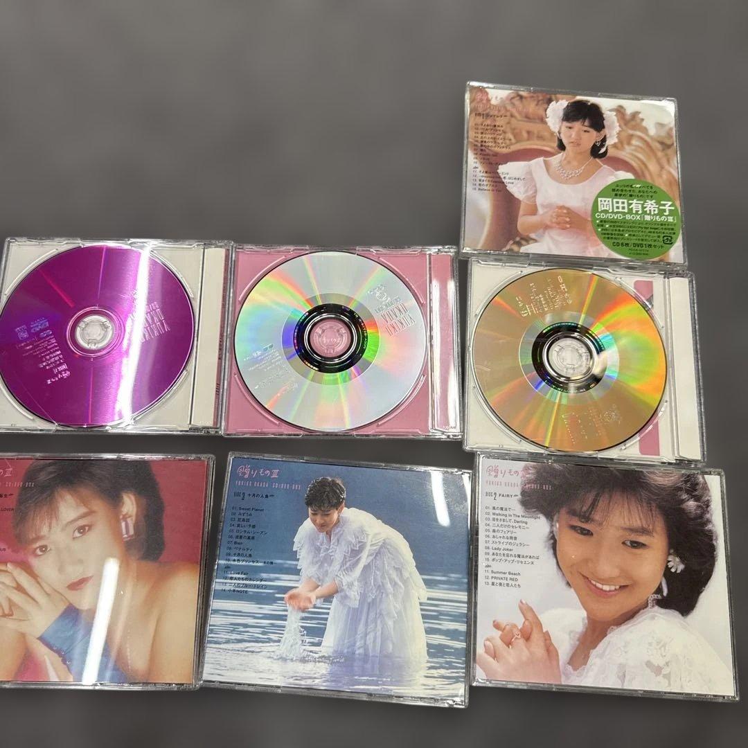 岡田有希子/CD・DVD-BOX「贈りもの3」動作未確認