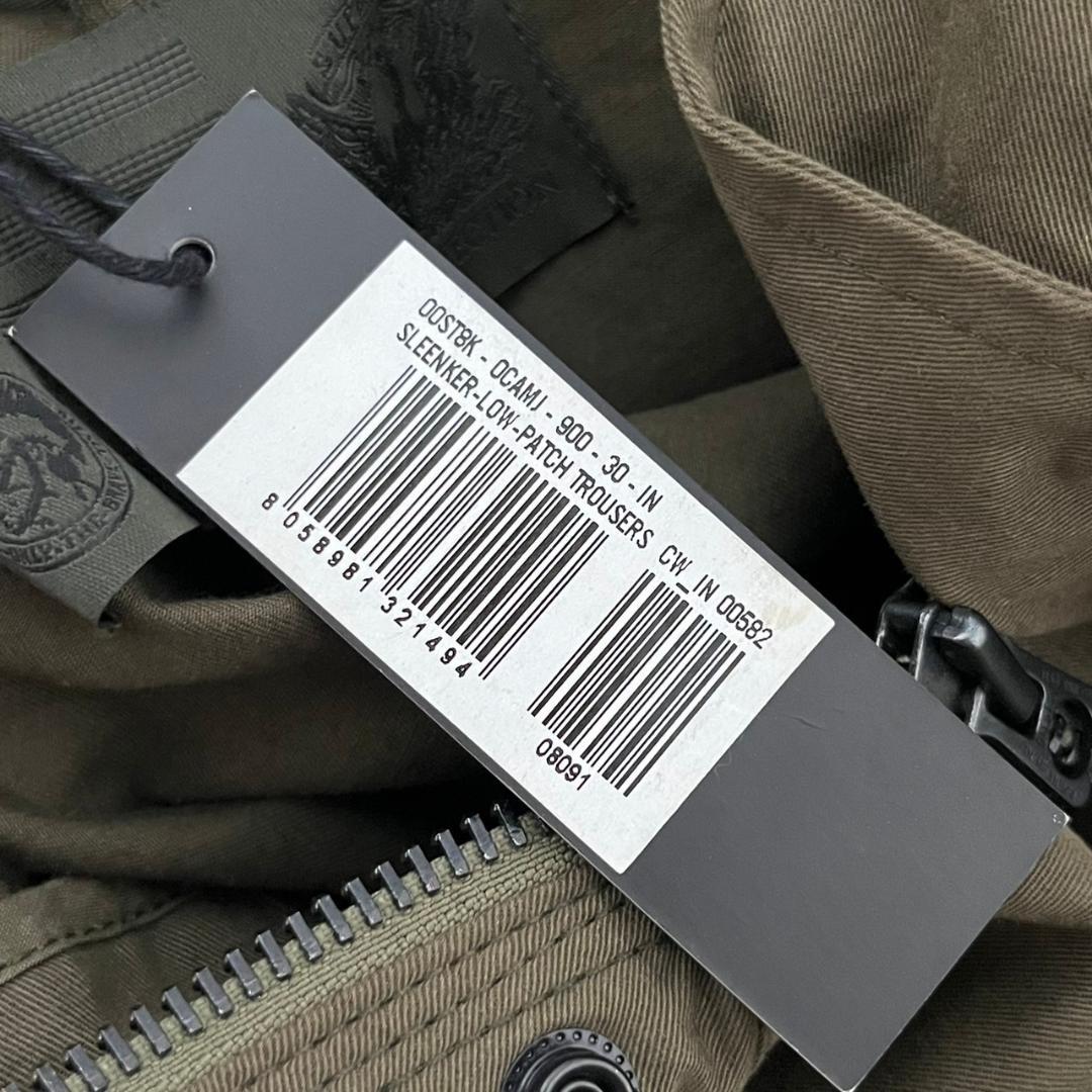 DIESEL タグ付 インド製 袖レザー m-51型 モッズコート N188