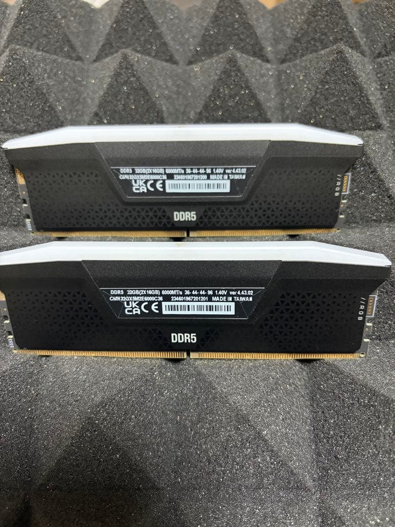 Corsair DDR5 32GB(16GB×2) 6000MHz メモリ