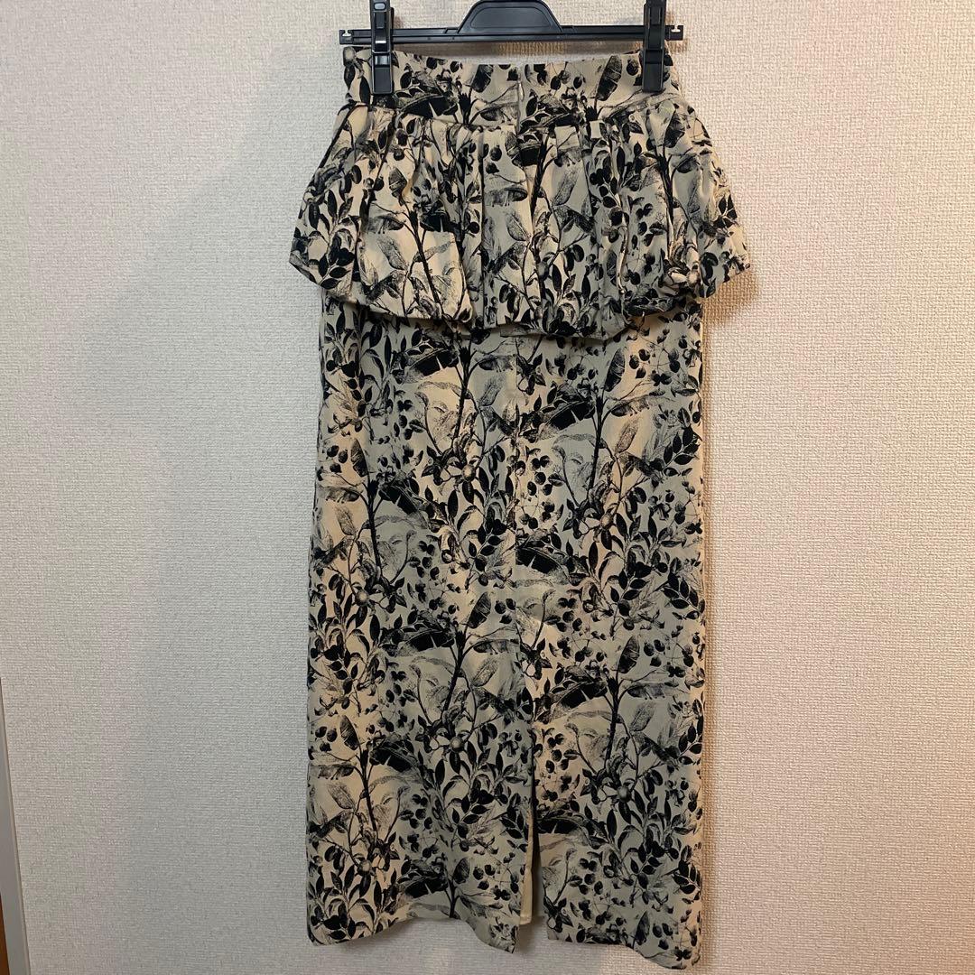 SNIDEL バルーンペプラムスカート M