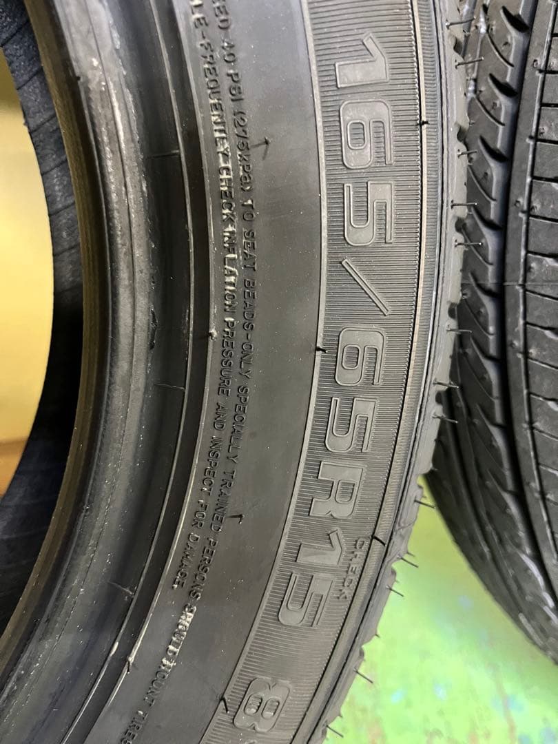 165/65R15 2本 ほぼ新品 グッドイヤー GT-Eco Stage 国産