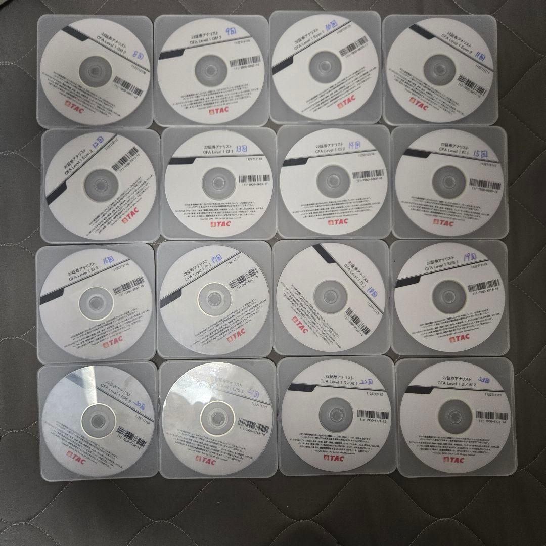 CFA Level 1 TAC対策講座 テキスト＆DVDセット（2022年版）