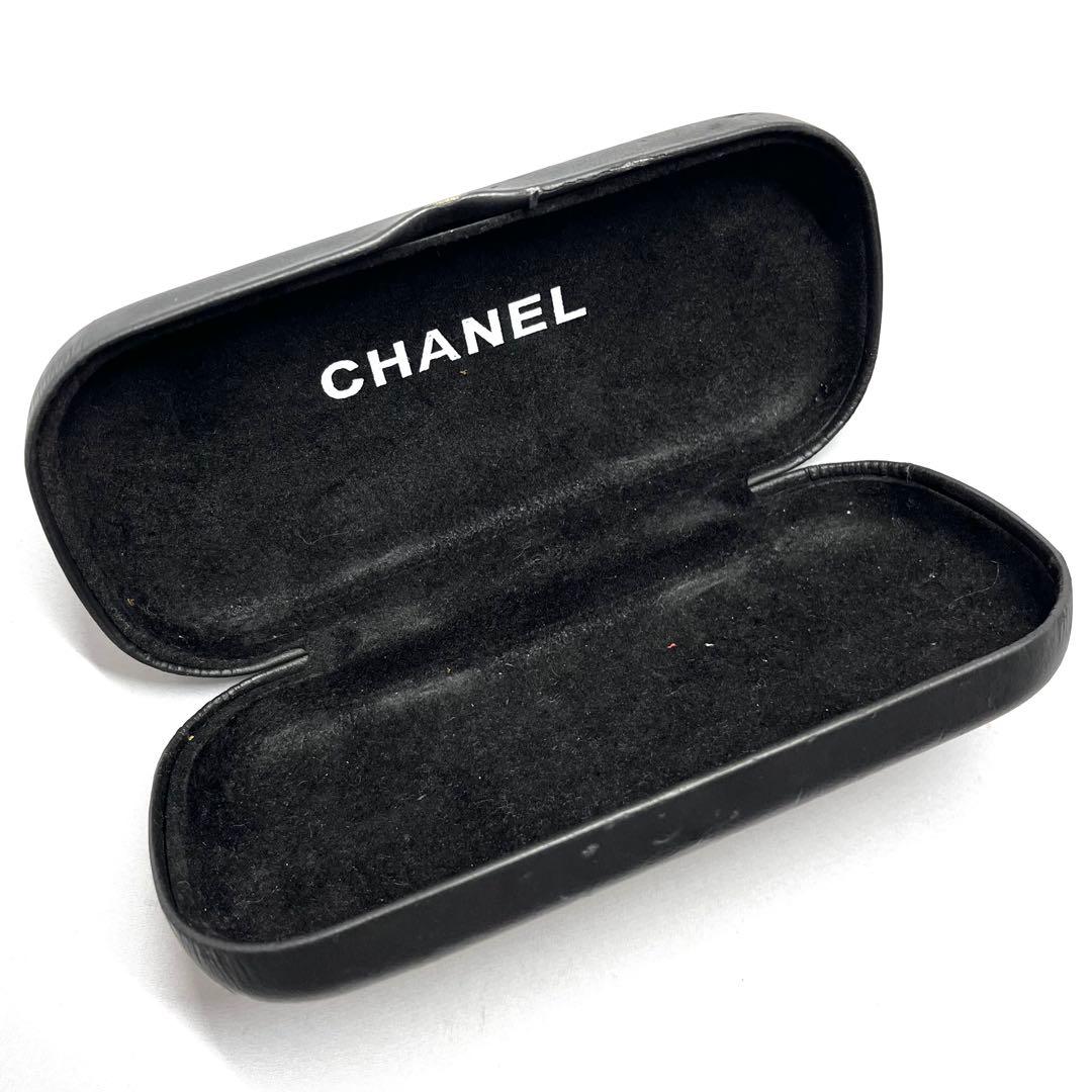 【ケース付】CHANEL シャネル ココマーク スタッズ サングラス ブラック