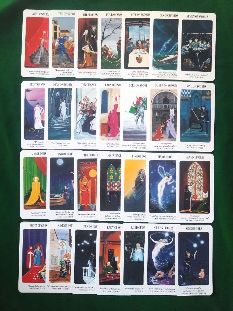 【絶版】Shakespearian Tarot シェイクスピアのタロットカード