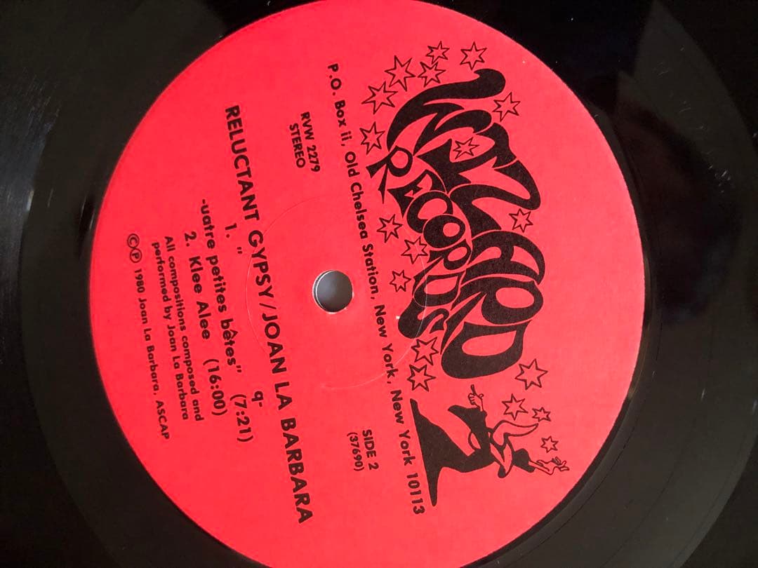 Joan La Barbara 80年USオリジナル盤