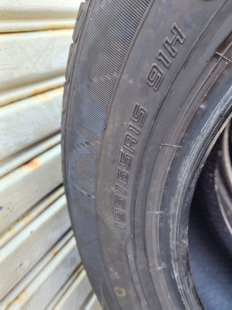ダンロップ EC204２本セット 195/65R15 残り溝7.8mm
