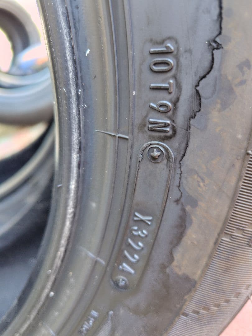 ダンロップ EC204２本セット 195/65R15 残り溝7.8mm