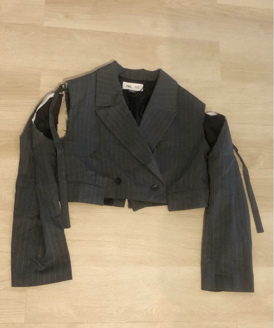 ZARA × MAISON SPECIAL ストライプ ブレザー レディース