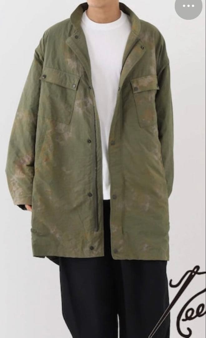 本日のみ特価‼️Needles ダイダイ　ムラ染め　C.P COAT 　XS