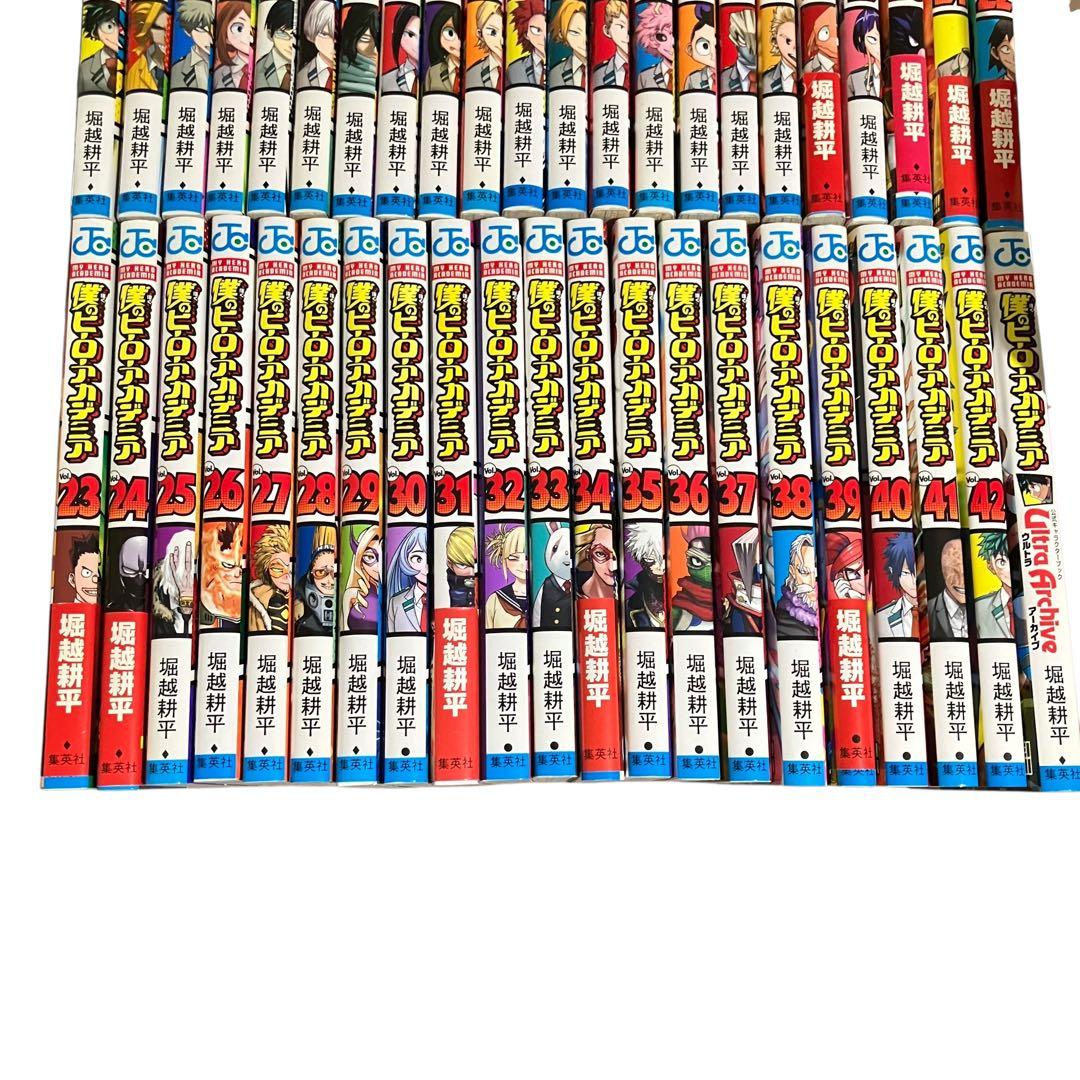 僕のヒーローアカデミア 全巻セット　1〜42巻+関連本1冊/計43冊【良品】
