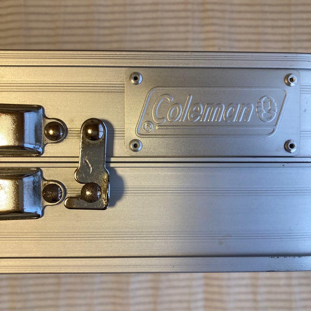 Coleman ミニアルミニウム テーブル イス 2脚　コンパクト収納