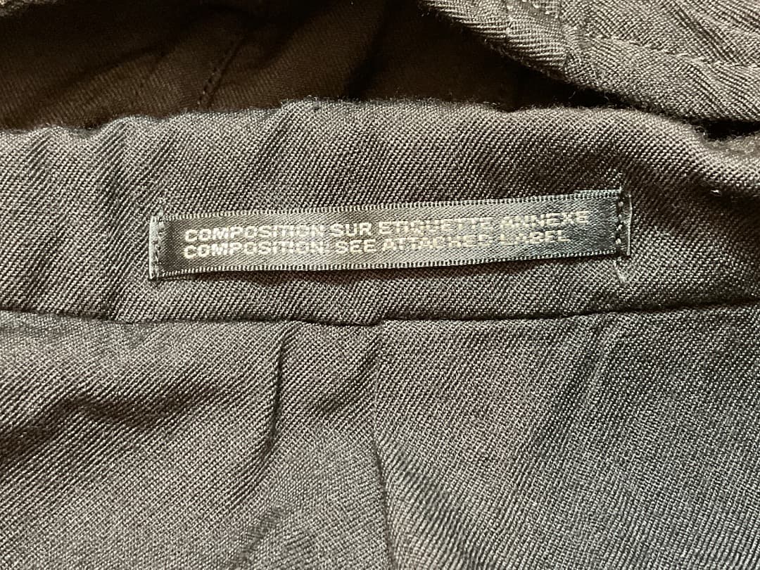 ヨウジヤマモト POUR HOMME 19AW 製品染 フード付 ジャケット 2