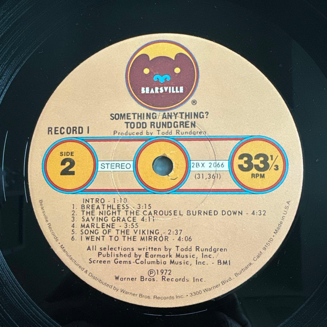 Todd Rundgren LP アナログ レコード トッド・ラングレン