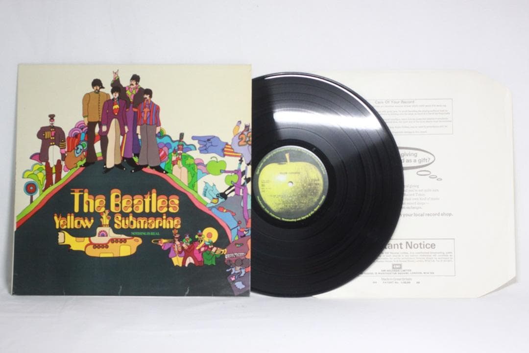英LP The Beatles Yellow Submarine UK盤ステレオ