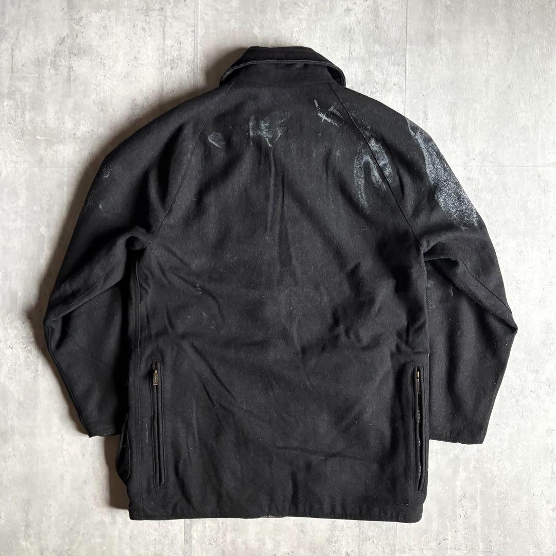 【Barbour】ウールジャケット　ミドル丈　ビデイル　英国　vintage