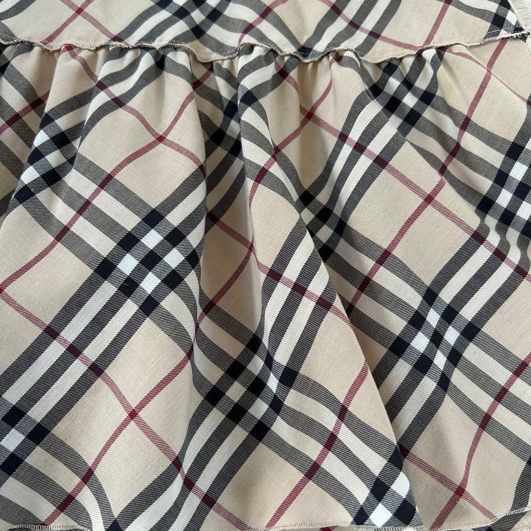 BURBERRY バーバリー　ノバチェック　キャミソール　フリル　38