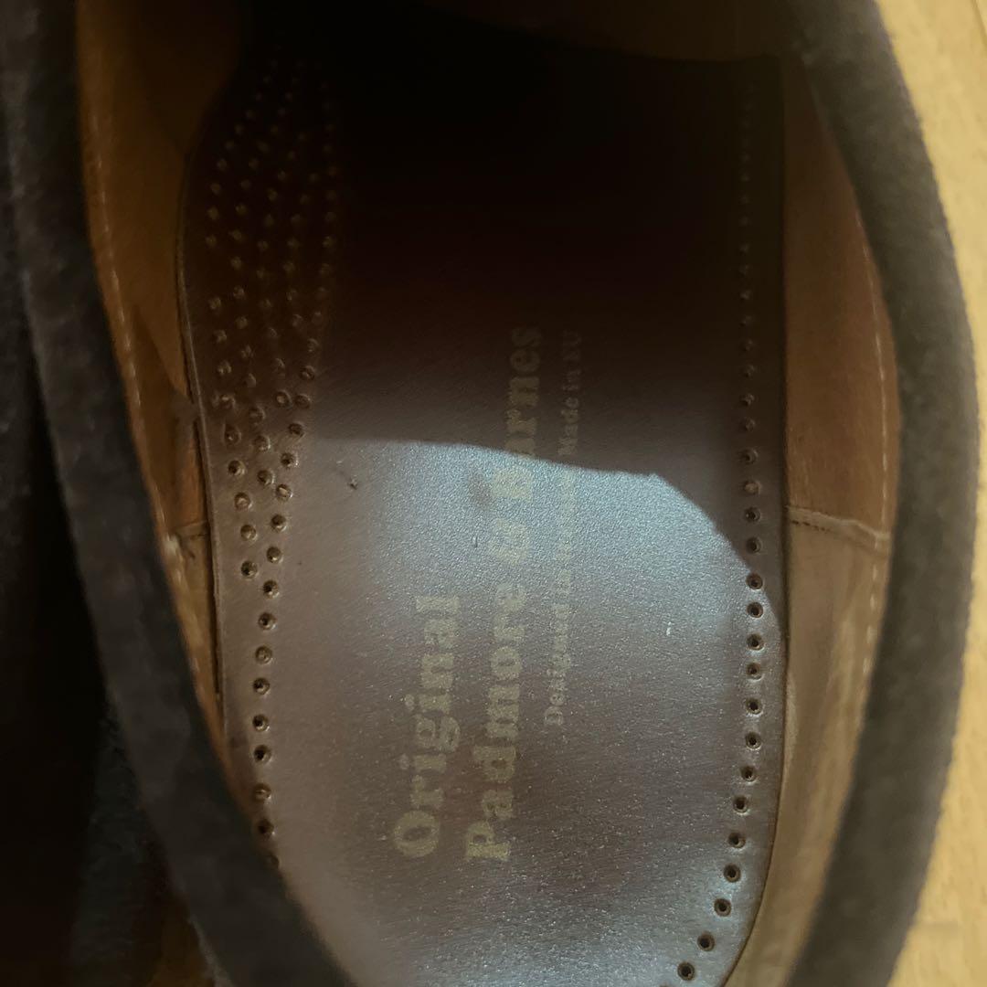 Padmore & Barnes パドモア＆バーンズ スエード26.5cm