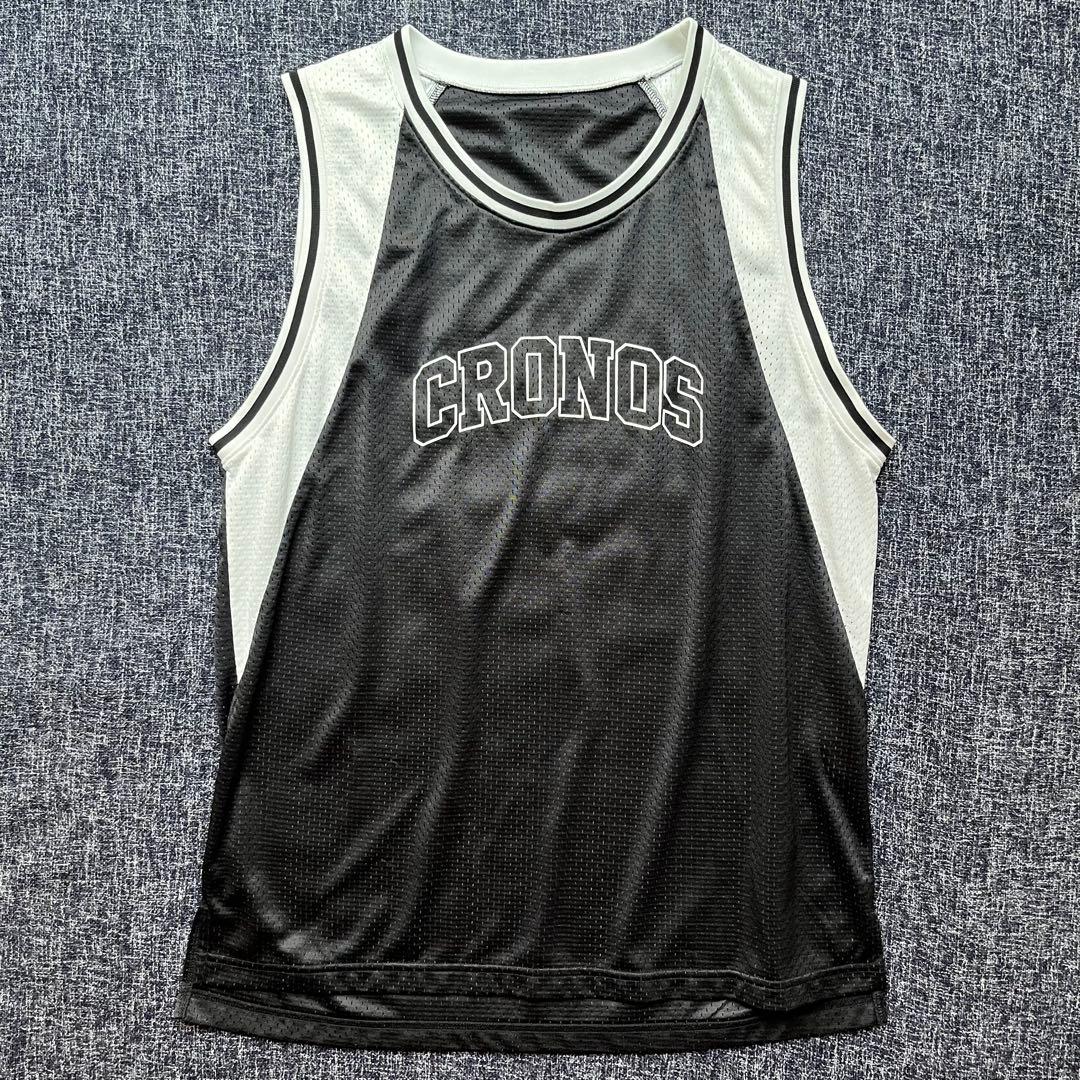 amyクロノスCRONOS メッシュタンクトップ ブラック・ホワイト