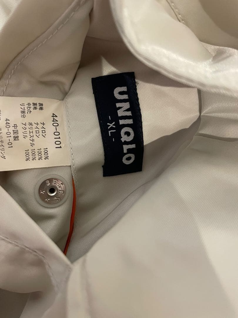 S*ね様 【希少】OLD UNIQLO MA-1 ホワイト XL 短丈 ワイドシ