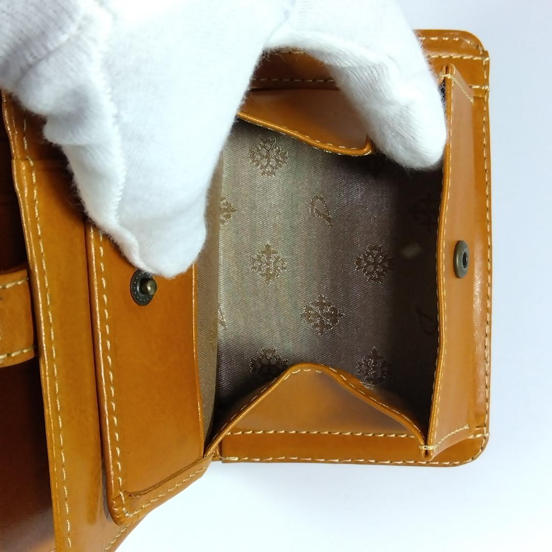 【未使用・廃盤品】 希少 ダコタ フィオラ 折り財布 マスタード Dakota