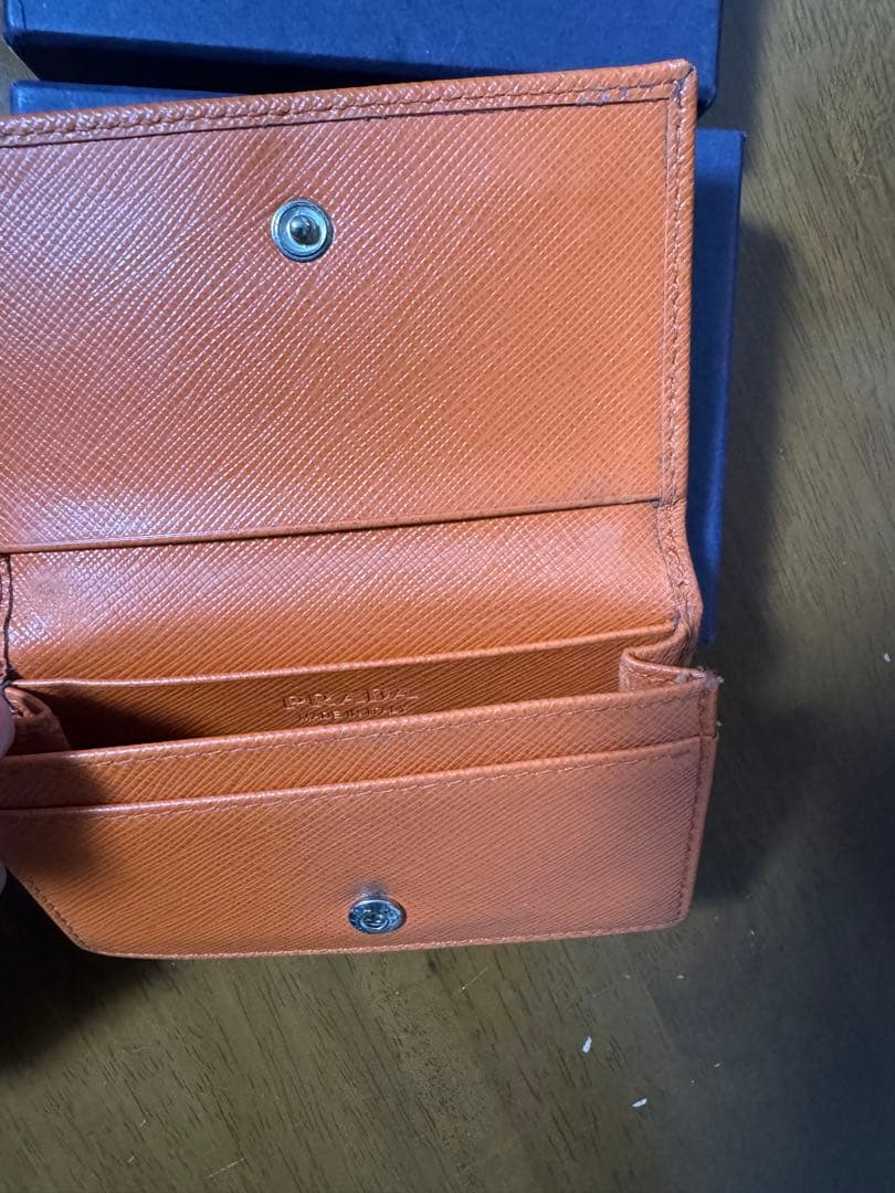 小物 PRADA SAFFIANO LEATHER CARDHOLDER