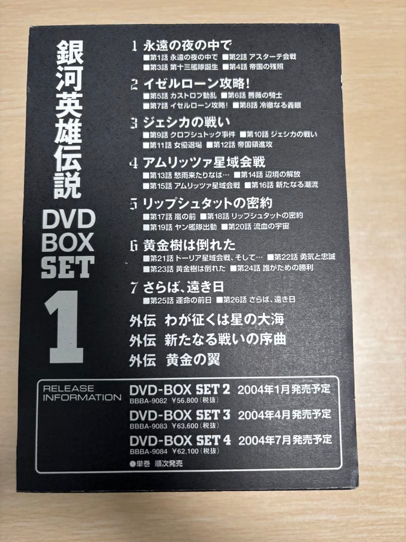 ほ*ー様 銀河英雄伝説 DVD-BOX SET1〈10枚組〉